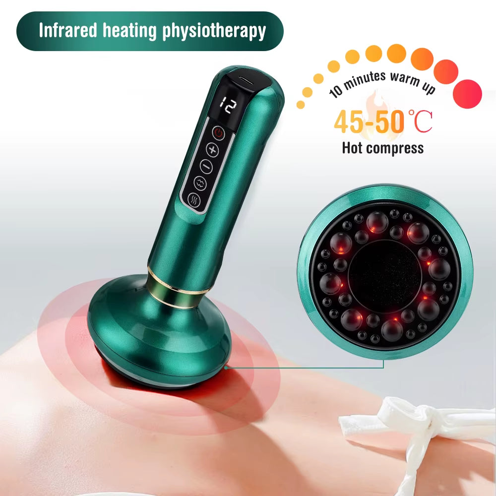 Electric Cupping Therapy & Massage Set – Vacuum Suction for Slimming, Cellulite, and Pain Relief