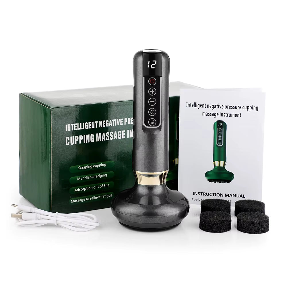 Electric Cupping Therapy & Massage Set – Vacuum Suction for Slimming, Cellulite, and Pain Relief