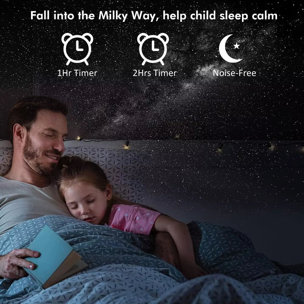 12-in-1 4K HD Star Projector Night Light – 360° Rotating Galaxy Lamp, Perfect for Kids' Rooms & Valentine’s Gifts